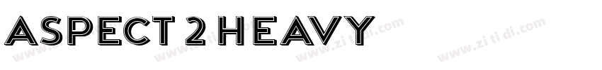 Aspect 2 Heavy字体转换